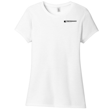 Women's District Perfect Tri Tee (White) | Roma - PFG Store
