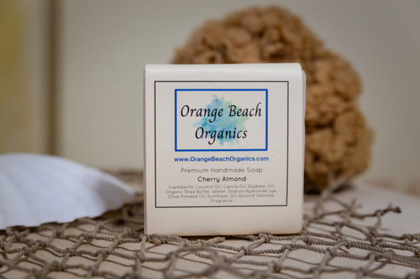 Cherry Almond Soap Orange Beach Organics