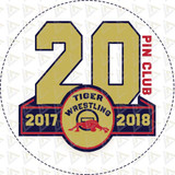 Wrestling Pin Club Custom Patch