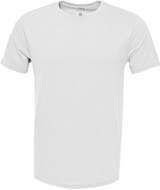 White Adult Soft-Tek Blend T-Shirt