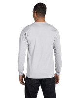 Adult 5.5 oz., 50/50 Long-Sleeve T-Shirt by Gildan. The G840 performance tee is available in 15 colors at ImpressAthletix.com.