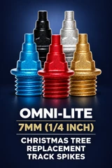 Omni-Lite 7mm (1/4 inch) Xmas Tree Spikes Pack of 20