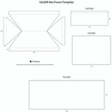 10' x 20' Pop up tent template