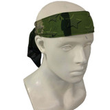 Military Camouflage Full-Color Printed Tie Headband