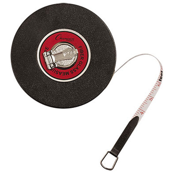 Champion Sports Closed Reel Measuring Tape for track and field, sports fields and more.