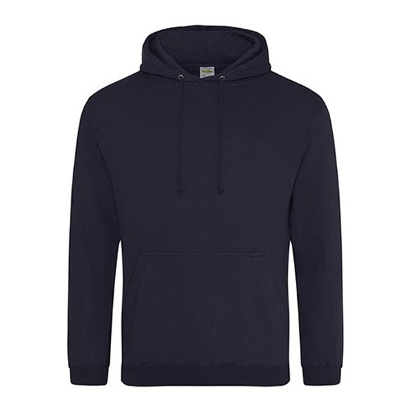  French Navy College Hooded 80/20 Midweight Sweatshirt
