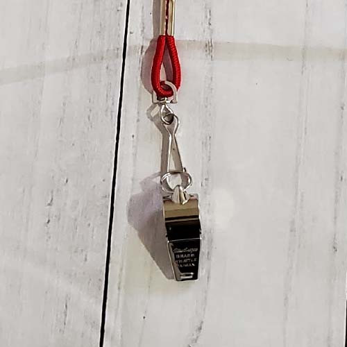 Capture the attention of players from across the court or field with the MacGregor® Brass Whistles.