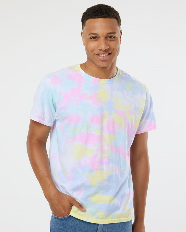 Dyenomite Dream Tie-Dyed Short Sleeve T-Shirt available at impressathletix.com