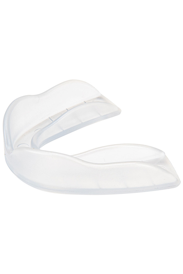 The Champro Sports strapless clear boil-and-bite mouthguard is crafted from high-grade dental materials. The intent is to ensure an exact fit that provides superior protection and comfort. The mouthguard is available in both youth and adult sizes.