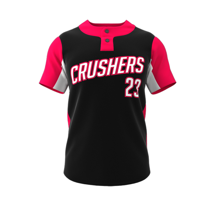 Impress Athletix Phenom Short Sleeve Sublimated 2-Button Men's Baseball Jersey