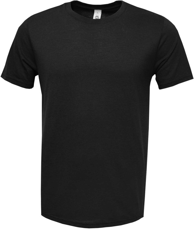 Black Adult Soft-Tek Blend T-Shirt