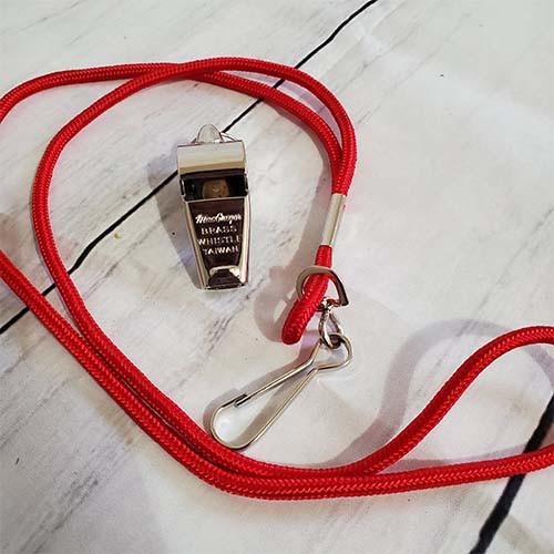 Macgregor® Brass Whistle with Lanyard