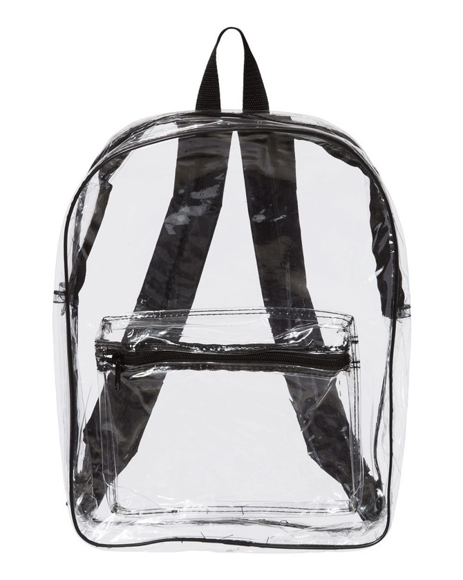 Clear PVC Backpack available at impressathletix.com.