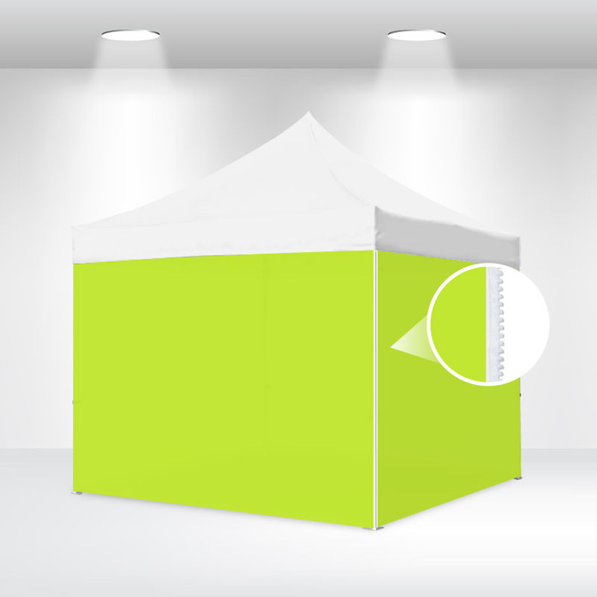Full Tent Wall Corner Zipper Closure