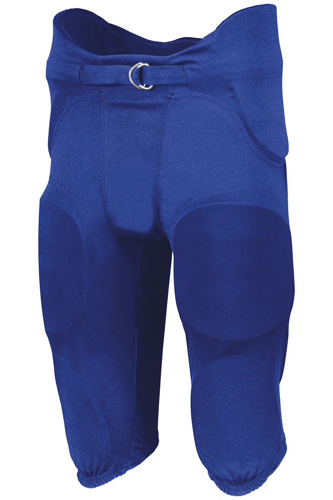 Contact us to order the Royal Russell White Integrated 7-Piece Pad Football Pant