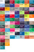 Gildan Adult Heavy Cotton® 5.3 oz. T-Shirt Swatch Color Card. The shirt is available in over 70 colors.