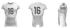 End Zone Cinch Bottom Sublimated Football Jersey