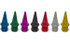 Omni-Lite 13mm (1/2 inch) Pyramid Spikes Pack of 20 Colors
