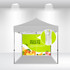 Full Tent Wall Middle Zipper Closure