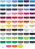 Gildan Adult Heavy Cotton™ 5.3 oz. T-Shirt Swatch Color Card