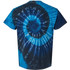 Dyenomite Deep Sea Multi-Color Spiral Tie-Dyed T-Shirt