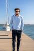 Model 100% Polyester Performance Long Sleeve Hooded T-Shirt