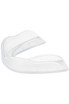 The Champro Sports strapless clear boil-and-bite mouthguard is crafted from high-grade dental materials. The intent is to ensure an exact fit that provides superior protection and comfort. The mouthguard is available in both youth and adult sizes.