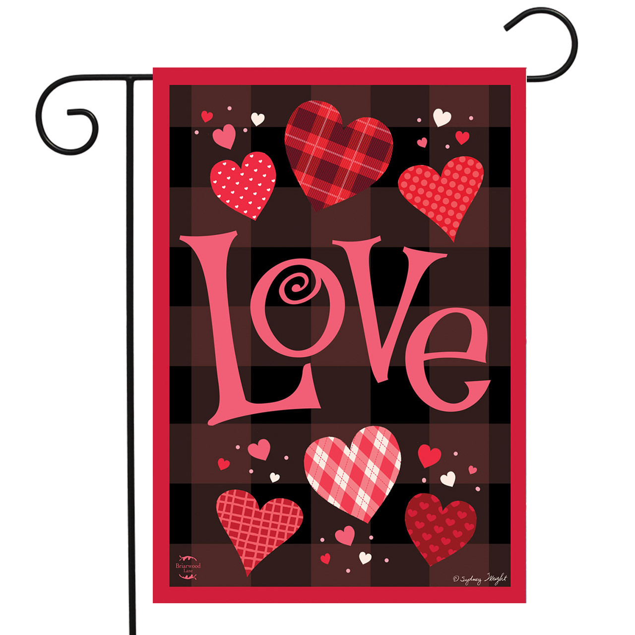 Valentine's Day Garden Flags