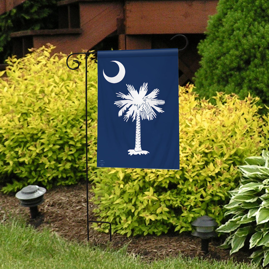 Briarwood Lane South Carolina Palm Tree Garden Flag - Thumbnail 2