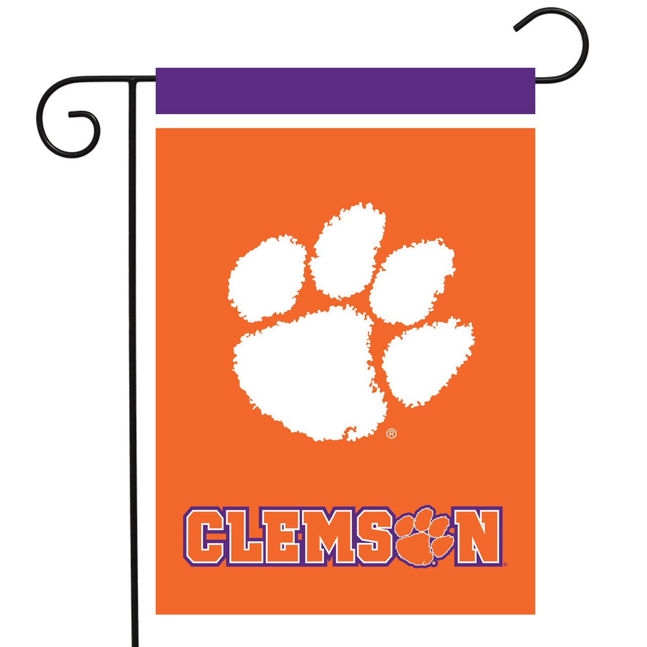 Clemson Tigers NCAA Licensed Garden Flag - Thumbnail 3