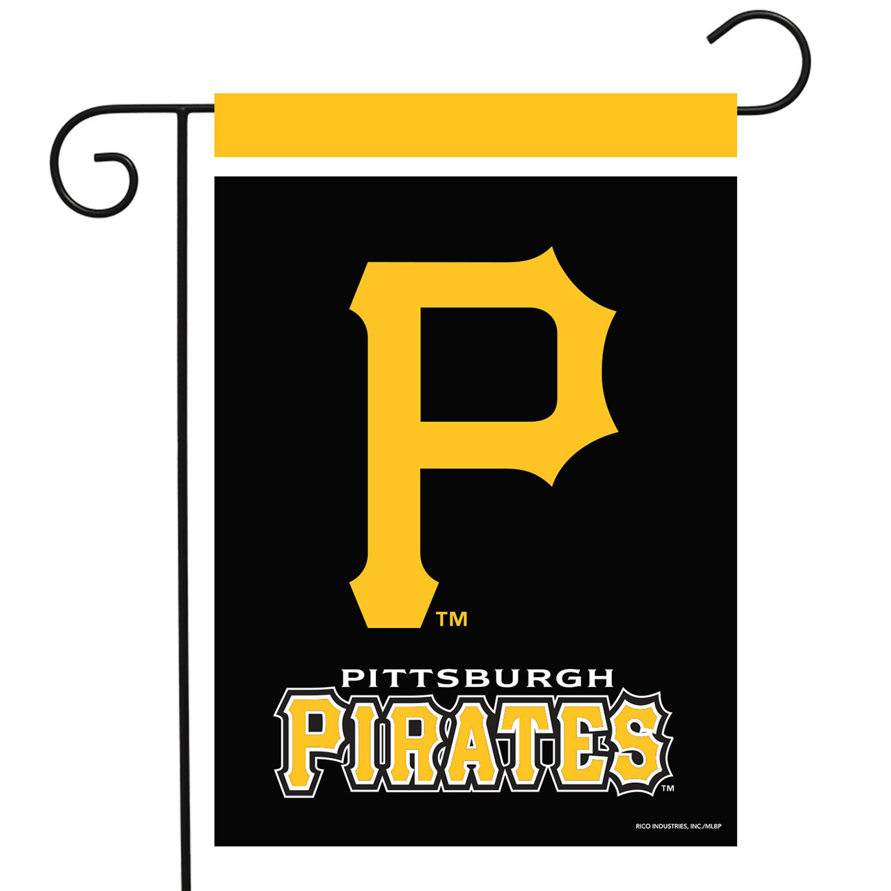 Officially Licensed MLB Team Logo House Flag - Pittsburgh Pirates