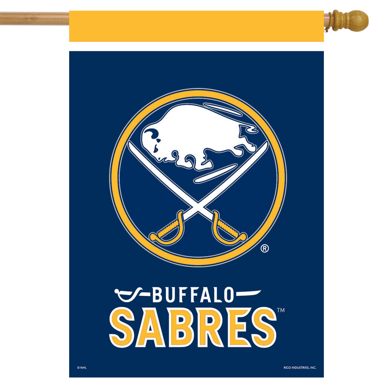 Grab the flag2 ライオン　キャンバスF6号　BAEZ3 Buffalo Sabres NHL Licensed House Flag - Briarwood Lane