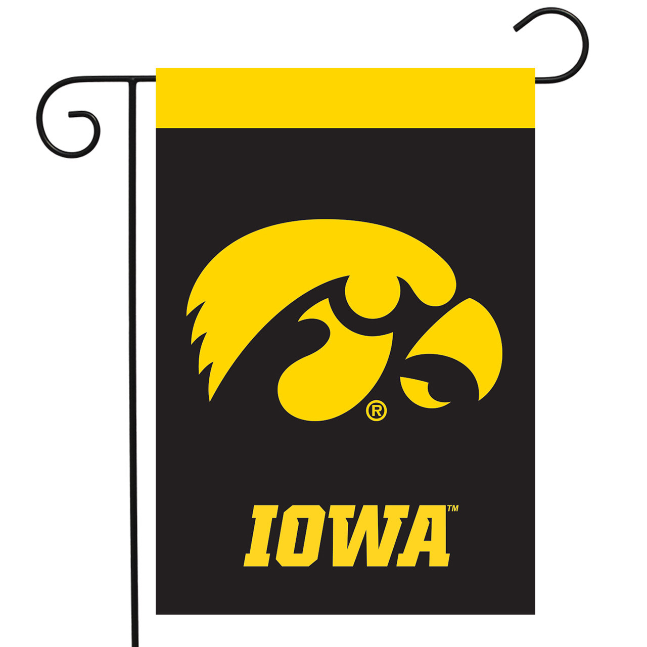 Briarwood Lane Iowa Hawkeyes Garden Flag - Thumbnail 4