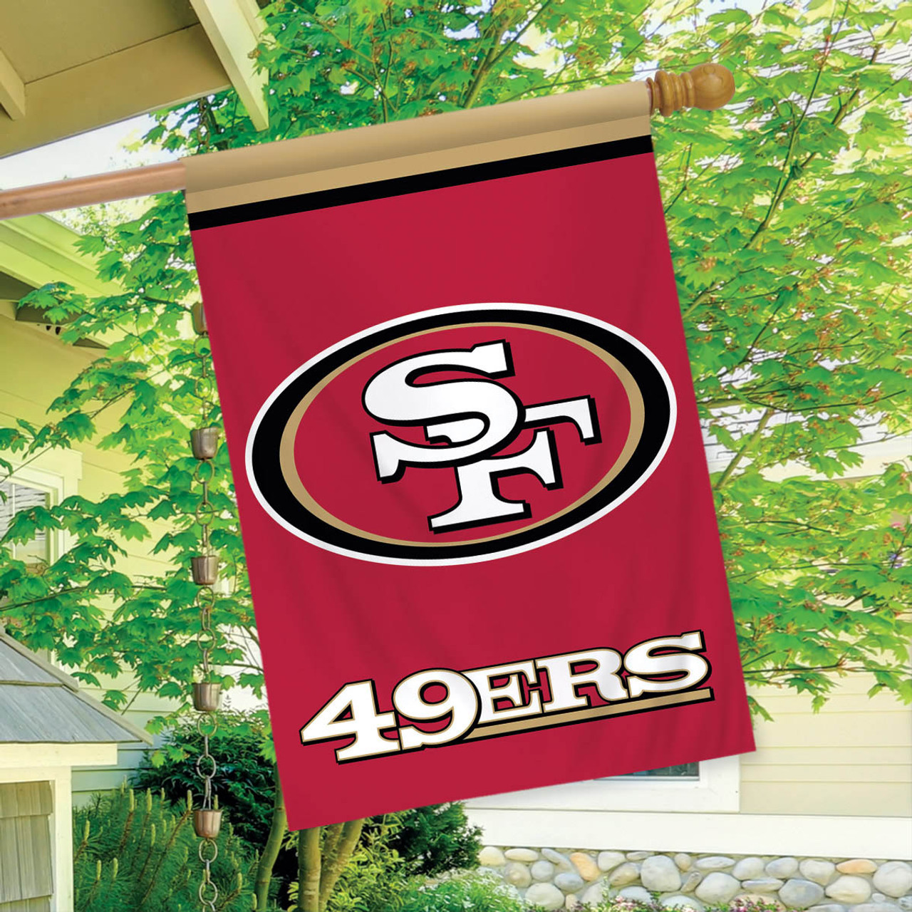 San Francisco 49ers NFL Licensed House Flag