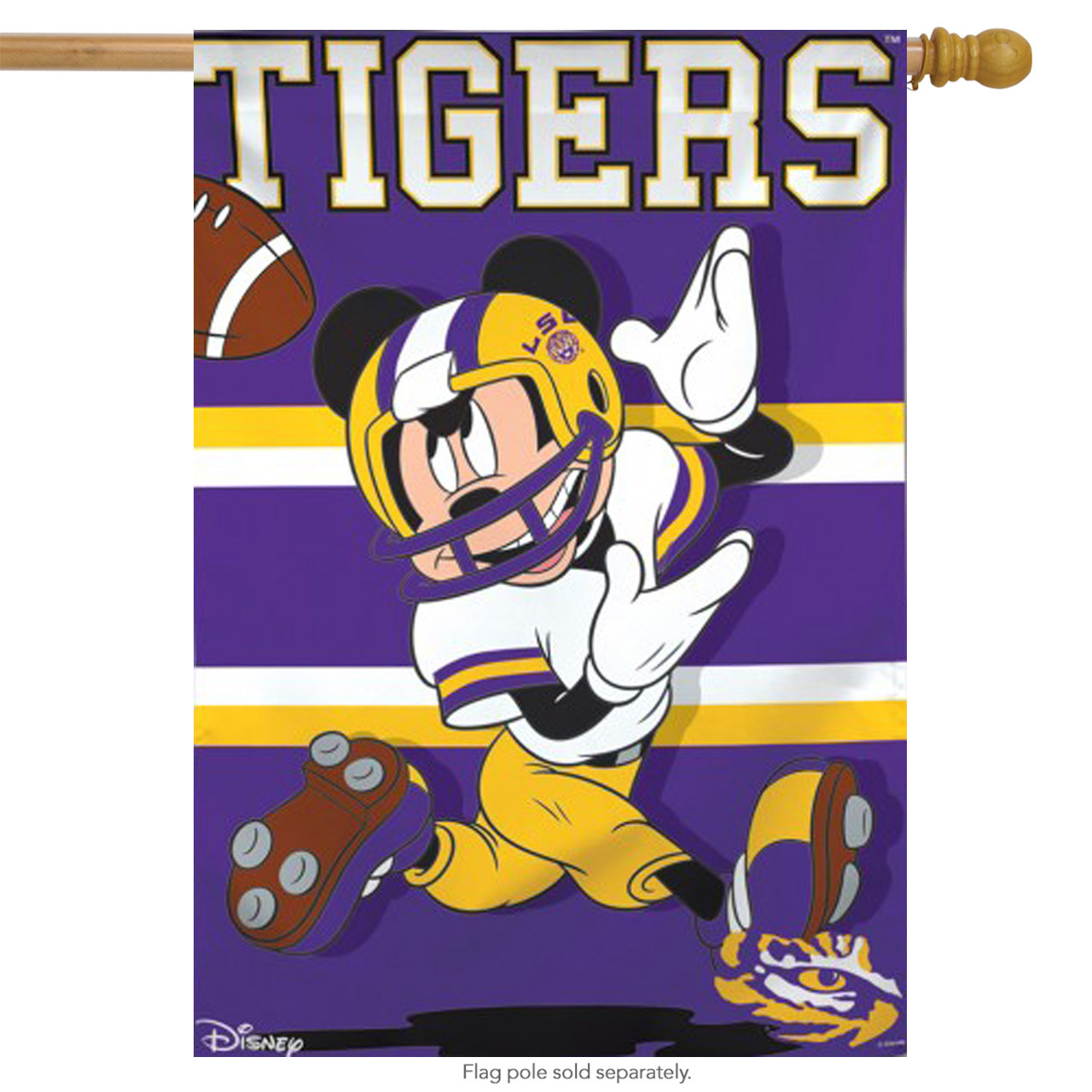 Wincraft NCAA Louisiana State University Tigers Garten Flagge – 31,8 X 45,7 Cm, Polyester, Beidseitig