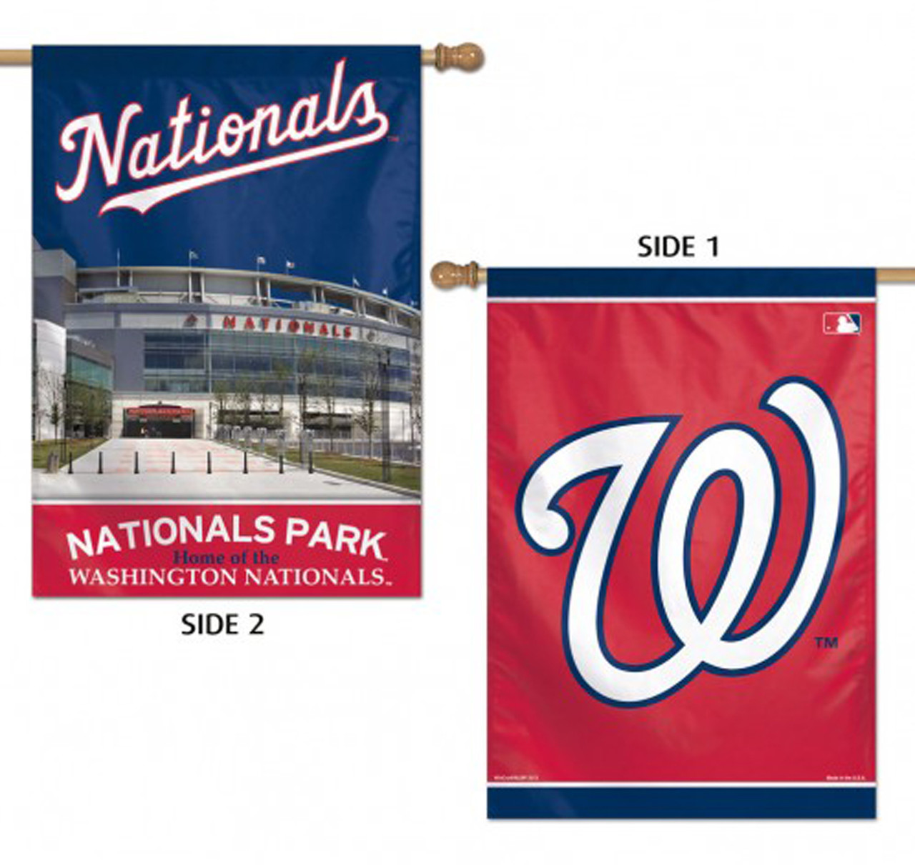 Washington Nationals Banner 28x40 Vertical - Sports Fan Shop