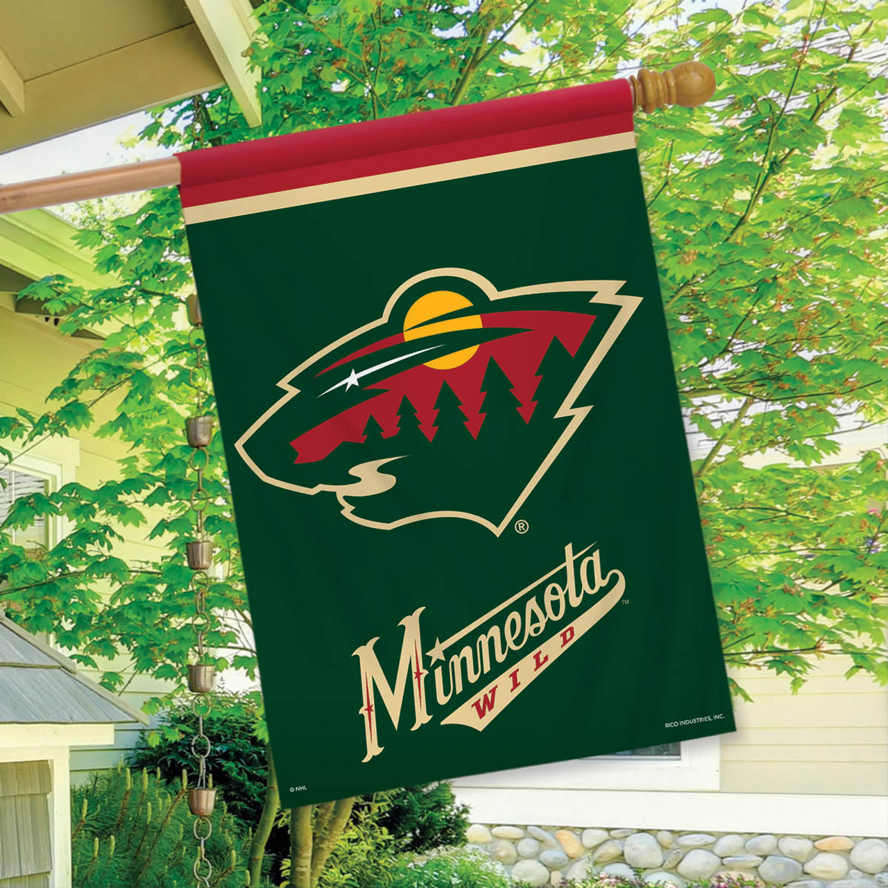 Minnesota Wild Garden Flag NHL Licensed 12.5 x 18 Briarwood Lane