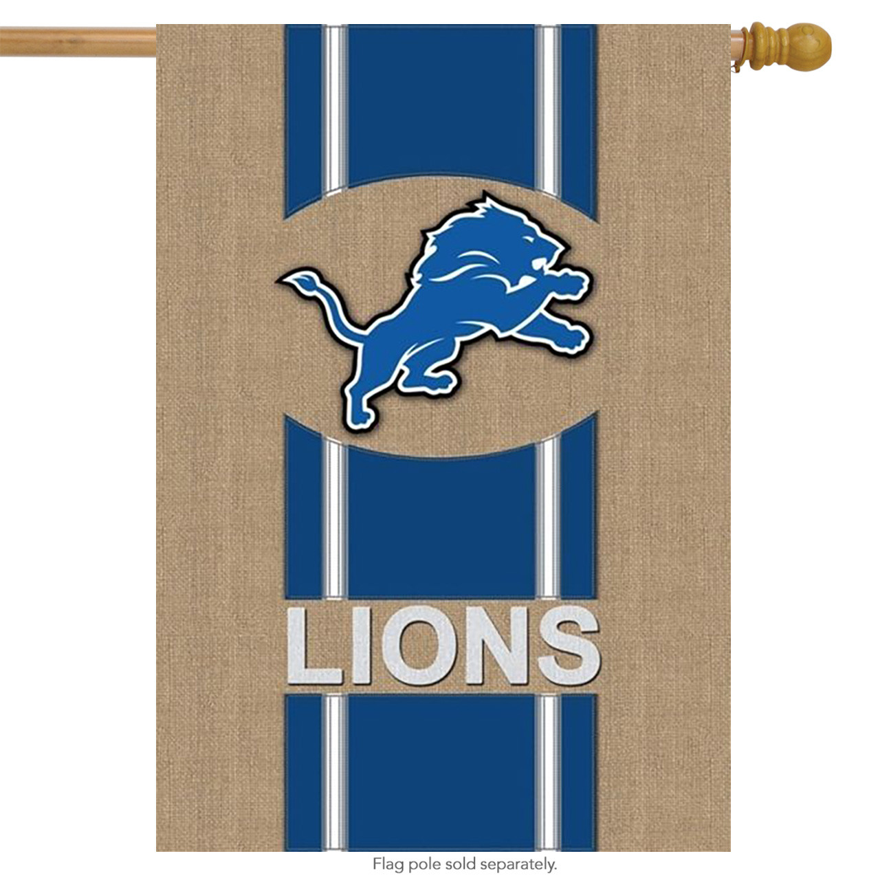 detroit lions house flag