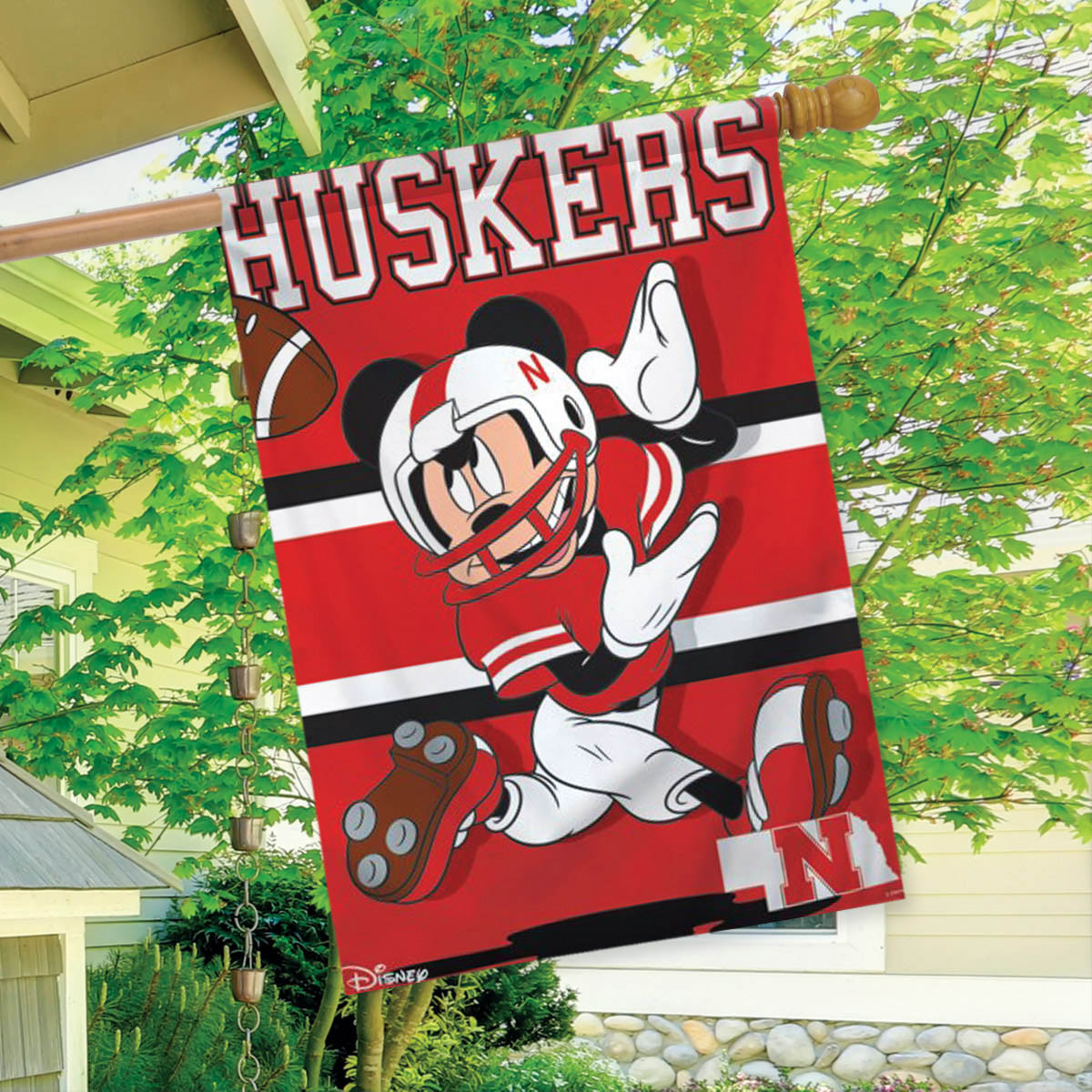 FANMATS NCAA University Of Nebraska - Blackshirts 18 In. X 72 In Putting Green Mat 20715
