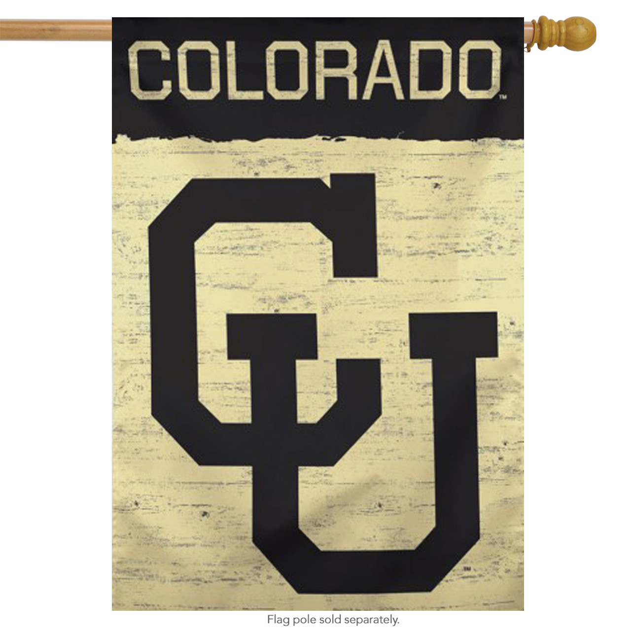 University Of Colorado Buffaloes PAC-12 Flag - 3' X 5' Polyester, Officially Licensed, Double-Sided Printing - View #6