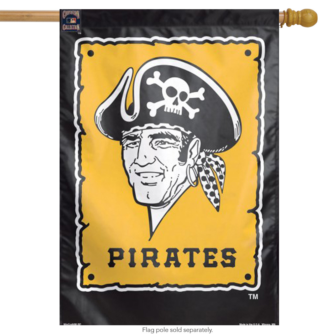 Pittsburgh Pirates WinCraft 28 x 40 Single-Sided Vertical Banner