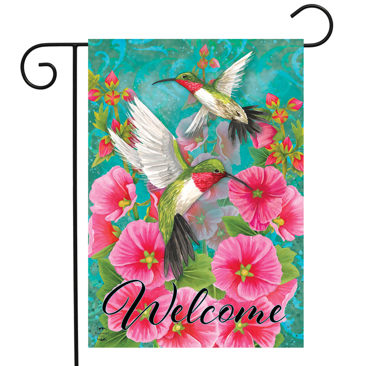 Briarwood Lane Hummingbird Dance Garden Flag - Thumbnail 2