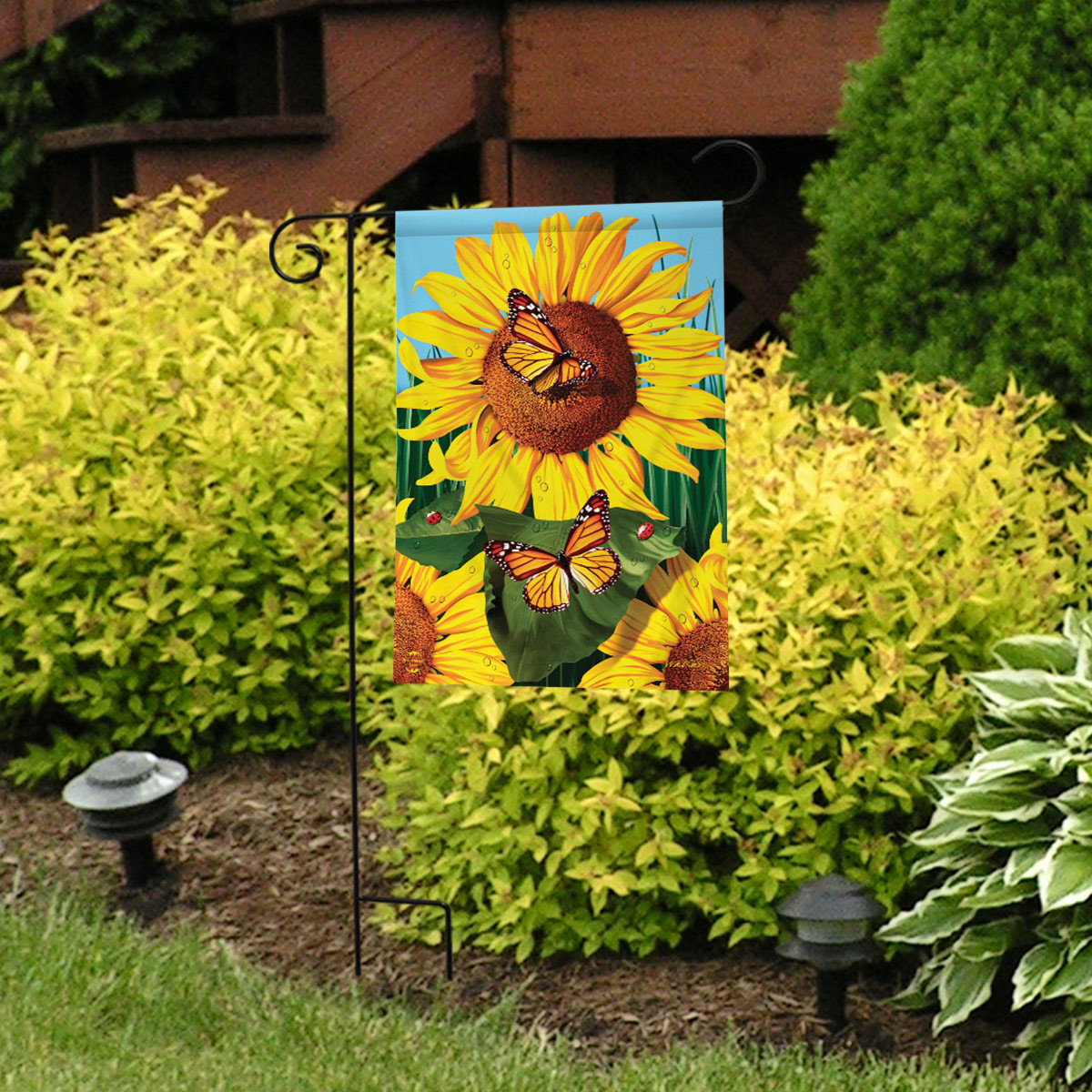 Sunflower Field Summer Garden Flag - Briarwood Lane