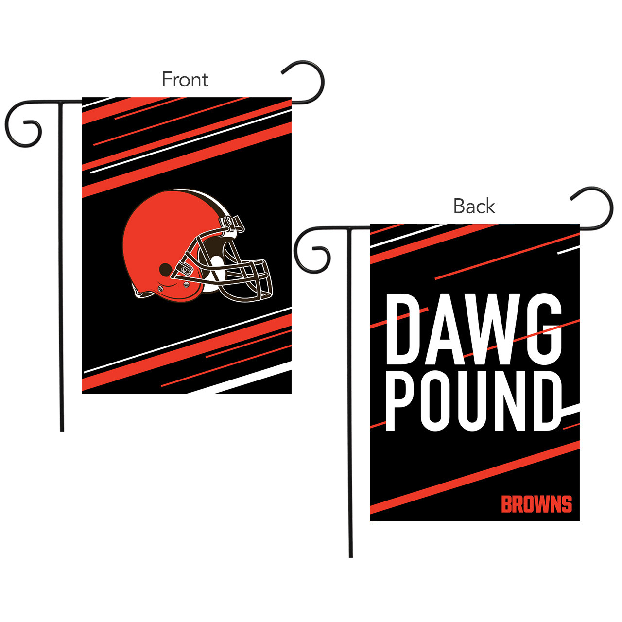 Cleveland Browns Slogan NFL Licensed Garden Flag