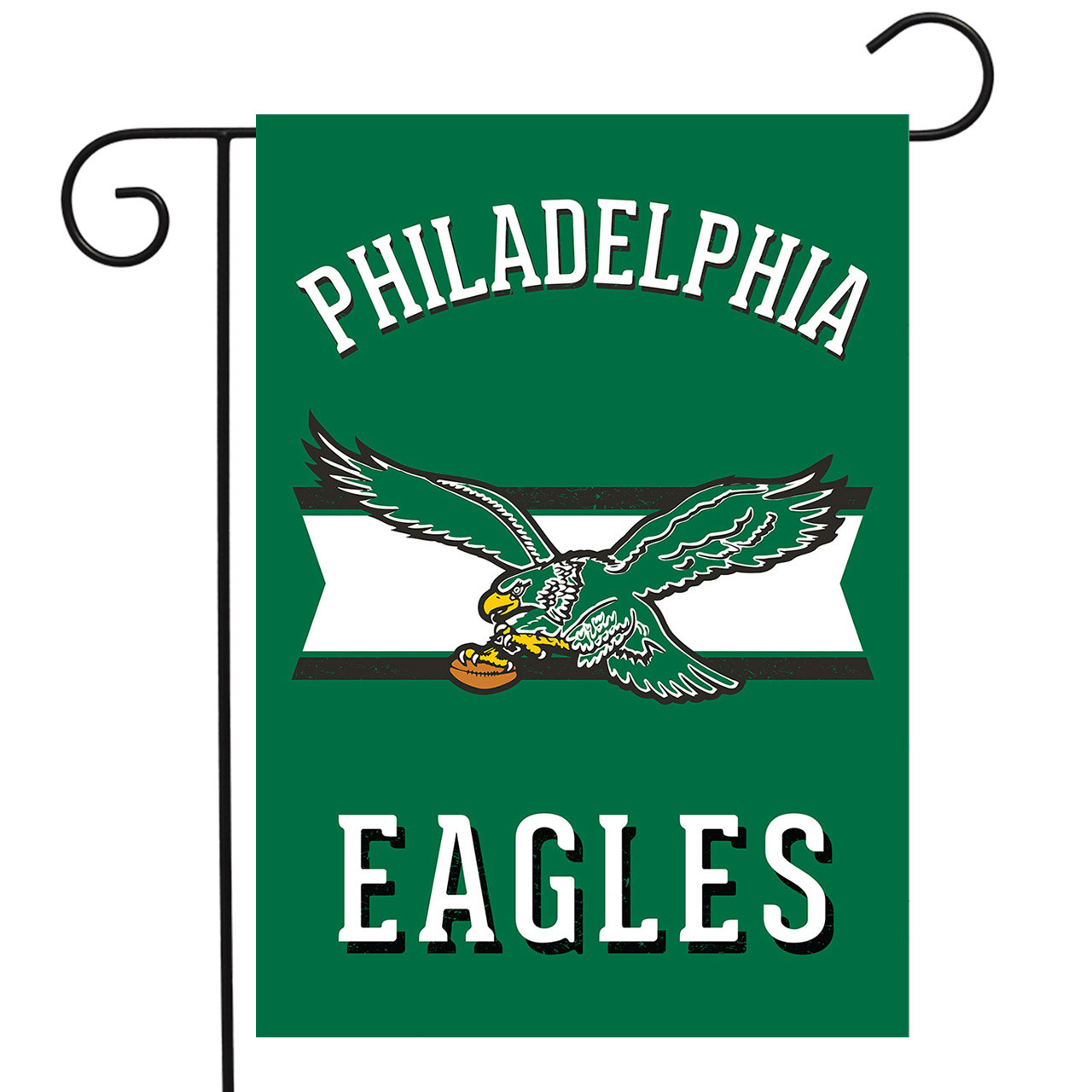 Retro Philadelphia Eagles Licensed NFL Garden Flag - Briarwood Lane