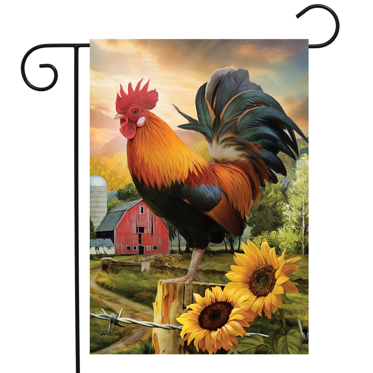 Briarwood Lane Rooster Garden Flag - Thumbnail 5