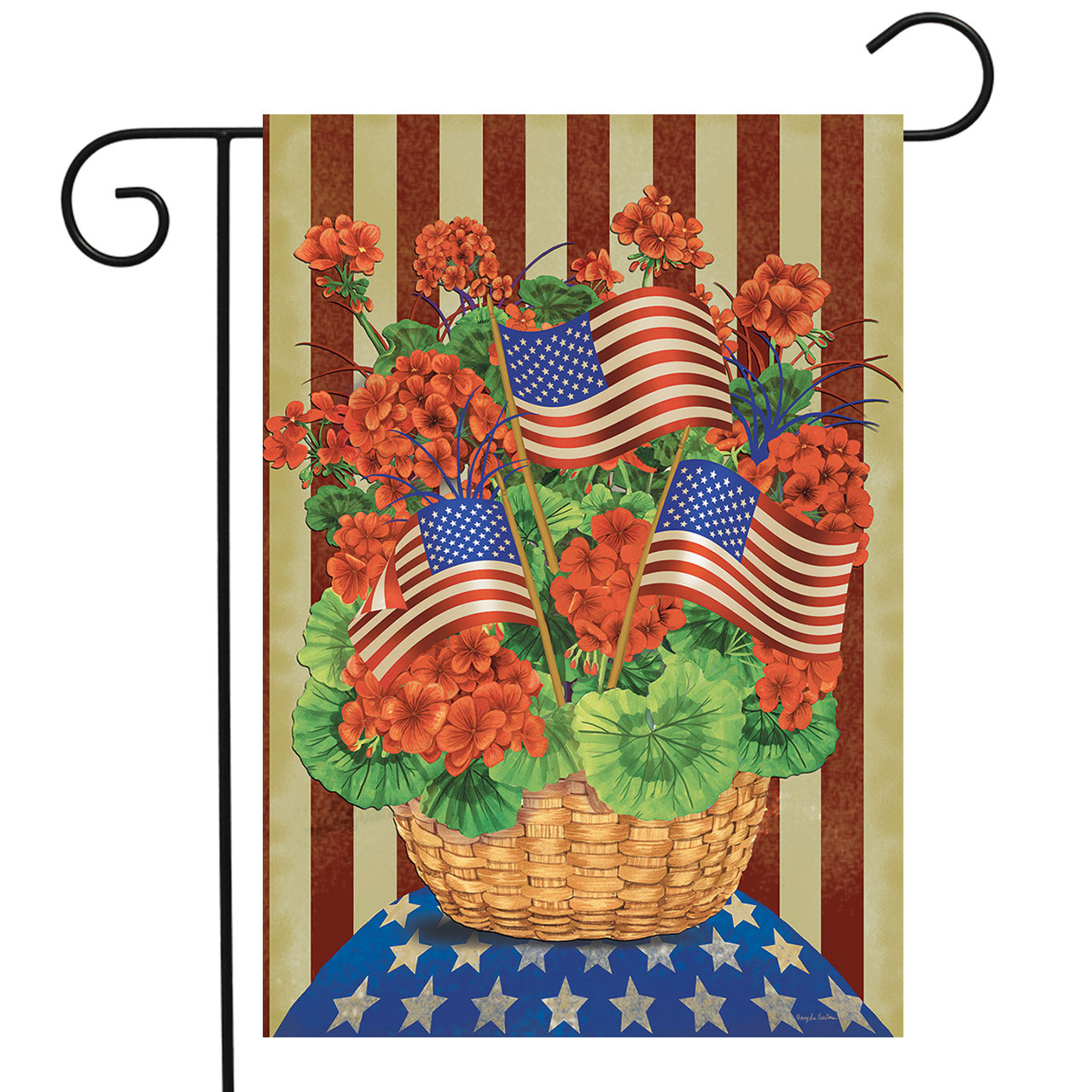 Patriotic Planter Garden Flag - Thumbnail 4