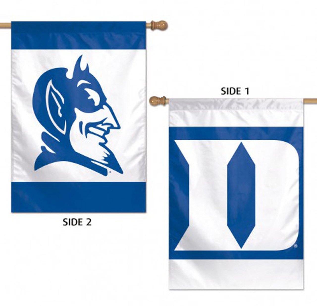 Duke University Blue Devils 2 Sided NCAA House Flag ...