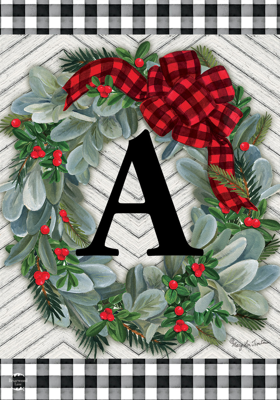 Briarwood Lane Monogram Garden Flag - Thumbnail 2
