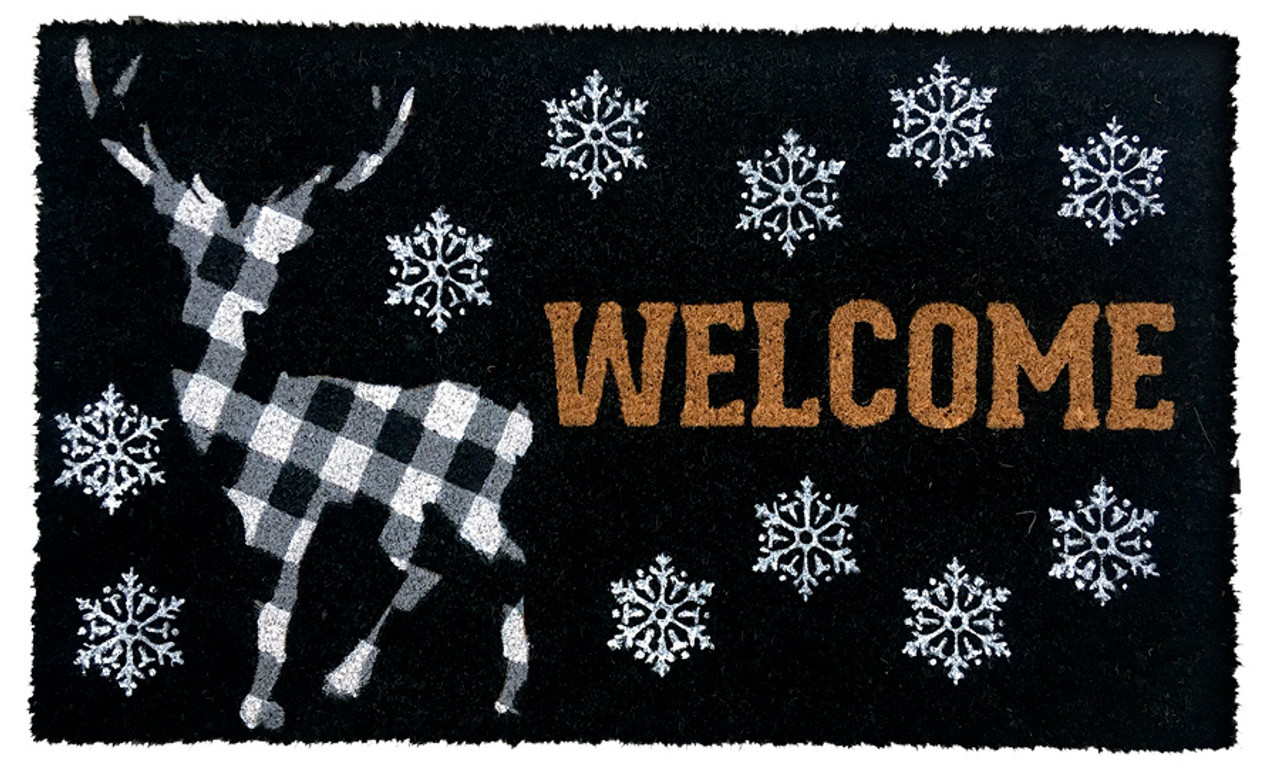 Briarwood Lane Winter on The Farm Doormat Tractor Barn Indoor/Outdoor 18x30